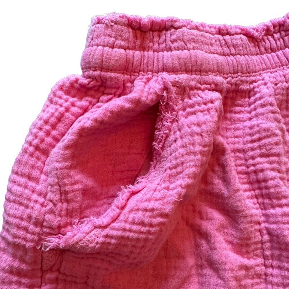 Aerie Pool to Party High-Waisted Gauzy Shorts - Size S, Pink - Picture 5 of 8